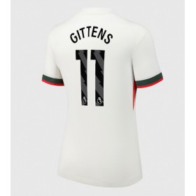 Chelsea Jamie Gittens #11 Borta Kläder Dam 2025-26 Kortärmad